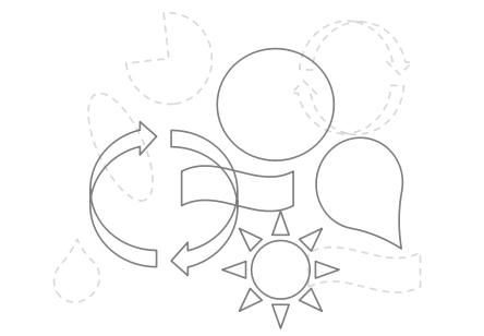 陽光、循環(huán)、綠色、科技因素構(gòu)成正能量科技新LOGO圖形聯(lián)想